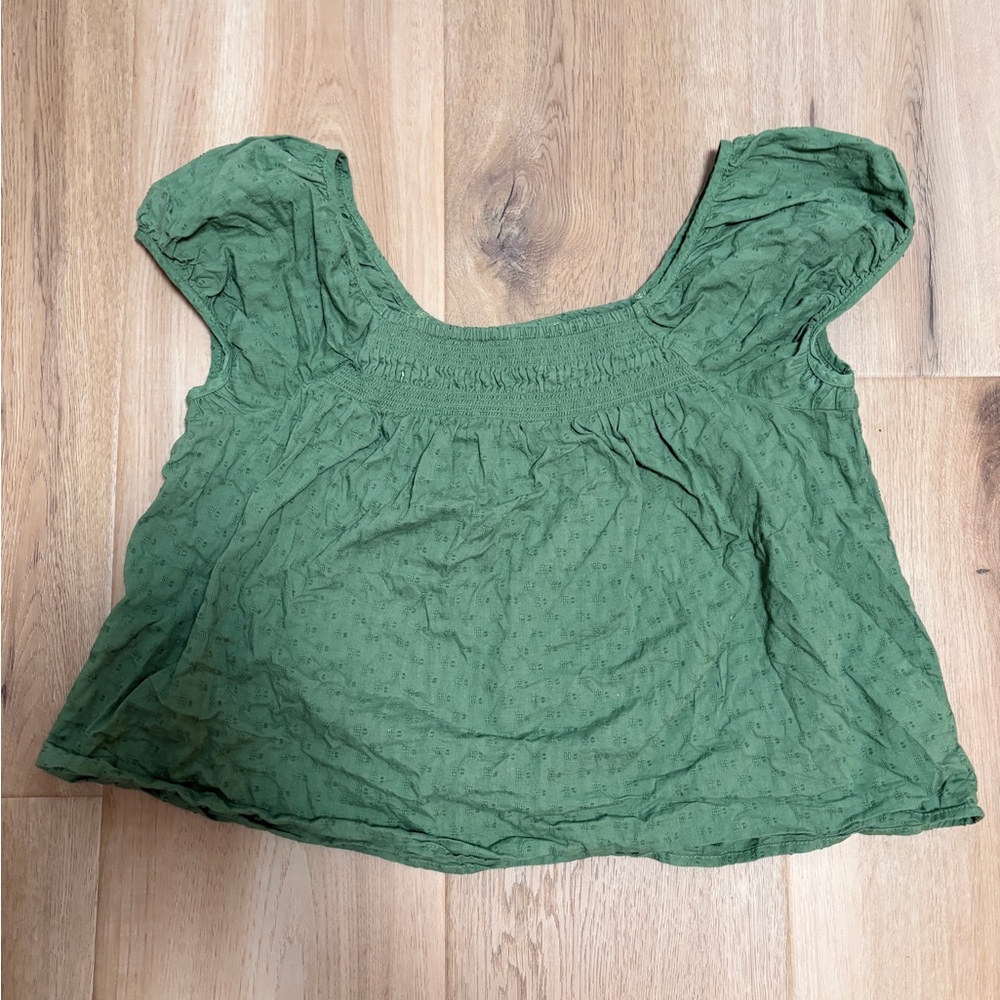 Universal Thread Green Short Sleeve Top